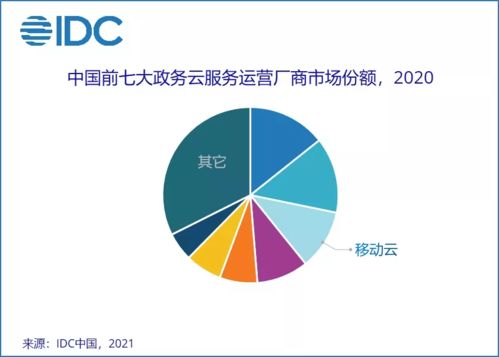 移動云躋身中國政務云市場前三，IDC報告揭示市場格局新變化